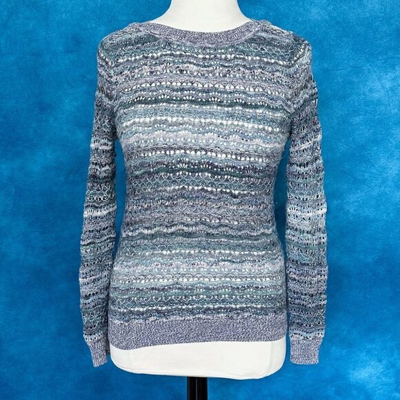 Christopher & Banks Open Knit Sweater, Size M - Picture 1 of 5